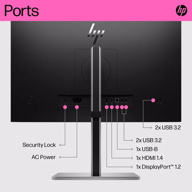 Monitors HP E24t G5 23.8 collu skārienjūtīgais Full HD LCD 1920x1080