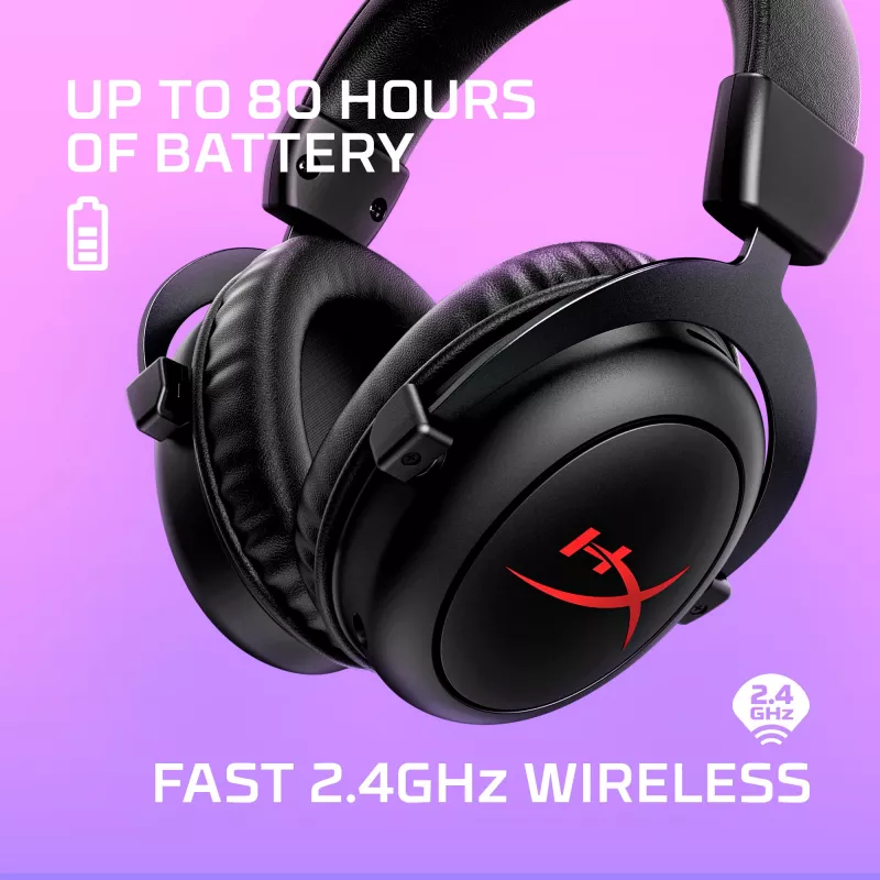 HyperX Cloud II Core Wireless spēļu austiņas