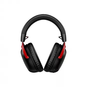 HyperX Cloud III Wireless - Bezvadu spēļu austiņas, Melna; Sarkana