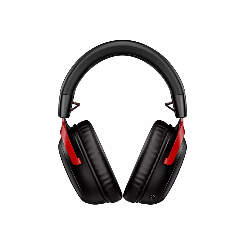 HyperX Cloud III Wireless - Bezvadu spēļu austiņas, Melna; Sarkana