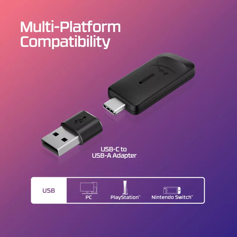 HyperX Cloud III Wireless - Bezvadu spēļu austiņas, Melna; Sarkana