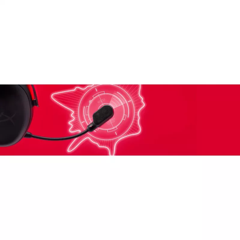 HyperX Cloud III Wireless - Bezvadu spēļu austiņas, Melna; Sarkana
