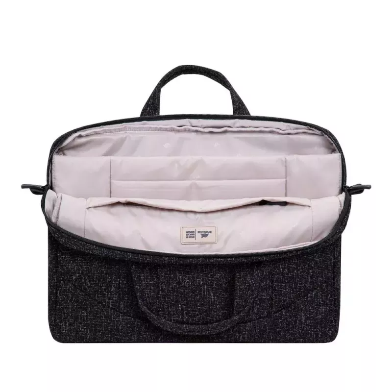Rivacase 7931 39.6 cm 15.6 collu kurjersoma Melns Balts
