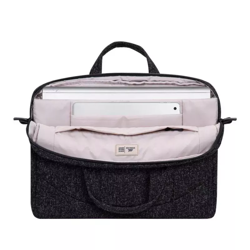 Rivacase 7931 39.6 cm 15.6 collu kurjersoma Melns Balts