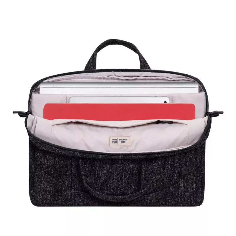 Rivacase 7931 39.6 cm 15.6 collu kurjersoma Melns Balts