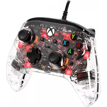 HyperX Clutch Gladiate - Vadu spēļu kontrolieris RGB - Xbox, Caurspīdīgs