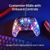 HyperX Clutch Gladiate - Vadu spēļu kontrolieris RGB - Xbox, Caurspīdīgs