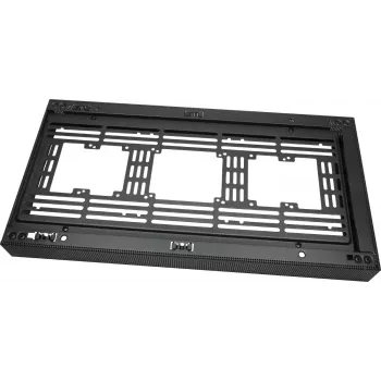 Korpuss INTER-TECH IM-2 Expander, Mini-Tornis, Mini-ITX/Micro ATX, ATX/SFX barošanas bloki, 2.5 inch un 3.5 inch diski, priekšējie/augšējie ventilatori 120/140 mm, melns