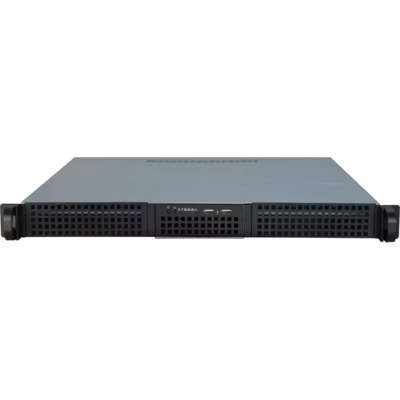 Servera korpuss Inter-Tech IPC 1U-10248 Melns Rack