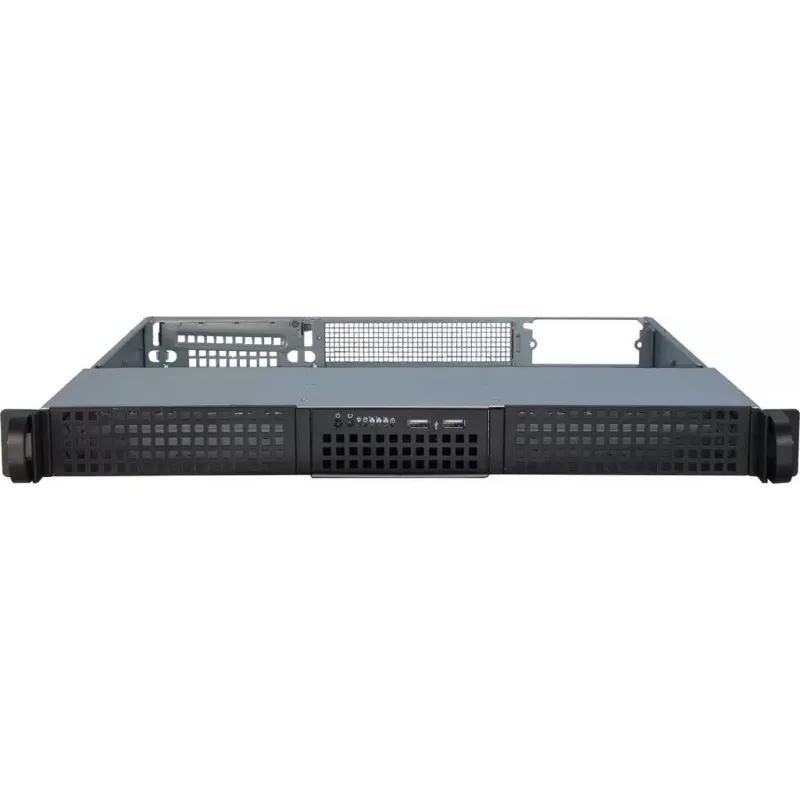 Servera korpuss Inter-Tech IPC 1U-10248 Melns Rack