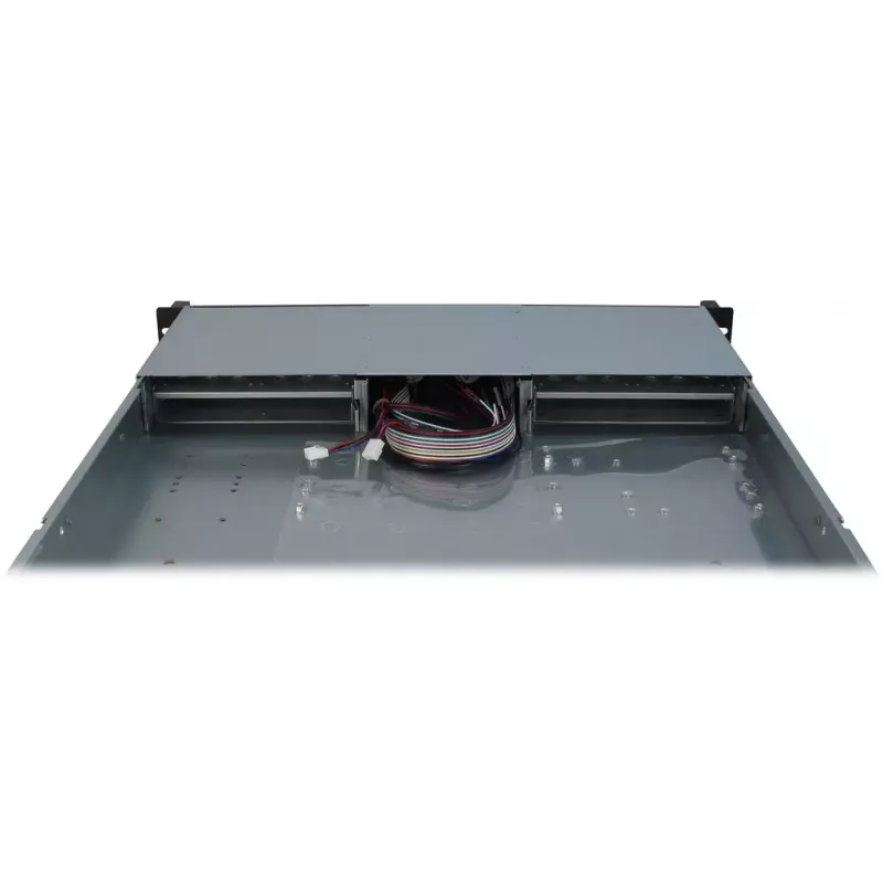 Servera korpuss Inter-Tech IPC 1U-10248 Melns Rack