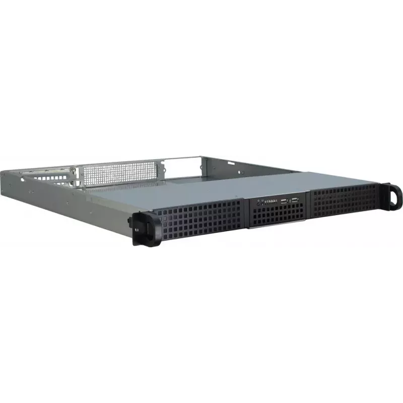 Servera korpuss Inter-Tech IPC 1U-10248 Melns Rack
