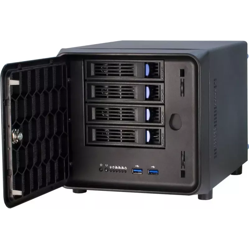 Servera korpuss Inter-Tech SC-4100 Rack Melns