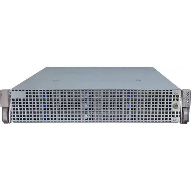Servera korpuss Inter-Tech IPC 2U-2412 Rack Melns, Sudrabs