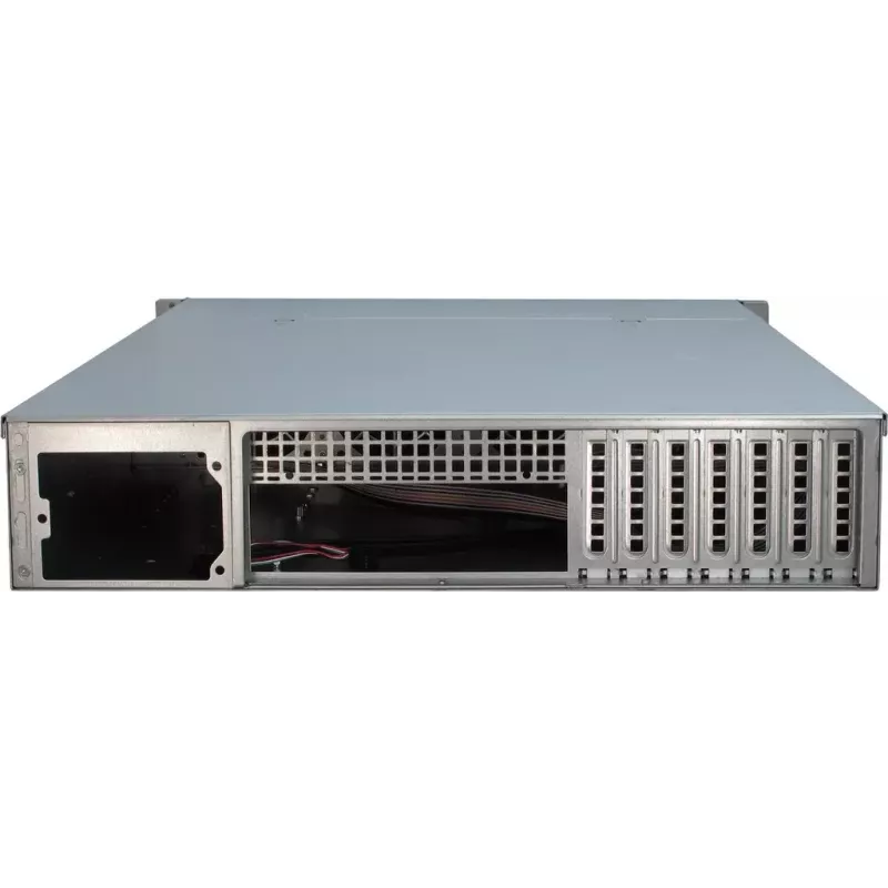Servera korpuss Inter-Tech IPC 2U-2412 Rack Melns, Sudrabs