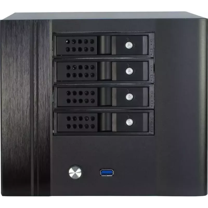 Korpusa Inter-Tech SC-4004 Small Form Factor Melns