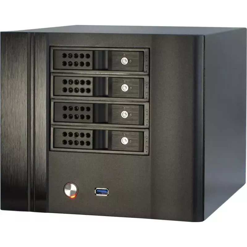 Korpusa Inter-Tech SC-4004 Small Form Factor Melns