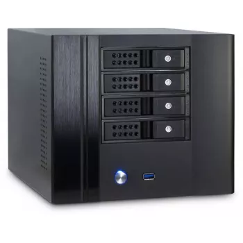 Korpusa Inter-Tech SC-4004 Small Form Factor Melns
