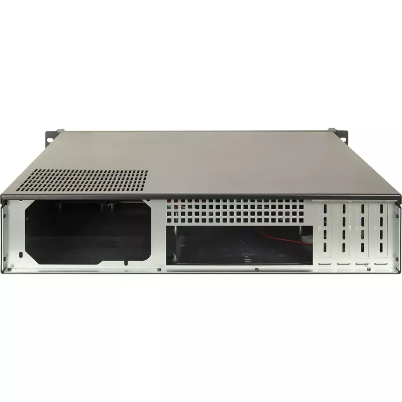 Servera korpuss Inter-Tech 2U-2504 Melns 480x527x89mm 60mm Ventilatori