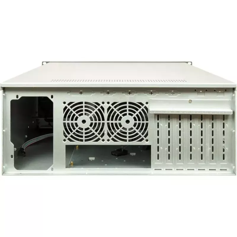 Datora korpuss Inter-Tech 4F28 Rack Melns, Sudrabs