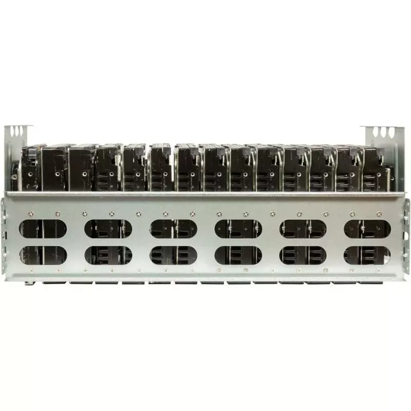 Datora korpuss Inter-Tech 4F28 Rack Melns, Sudrabs