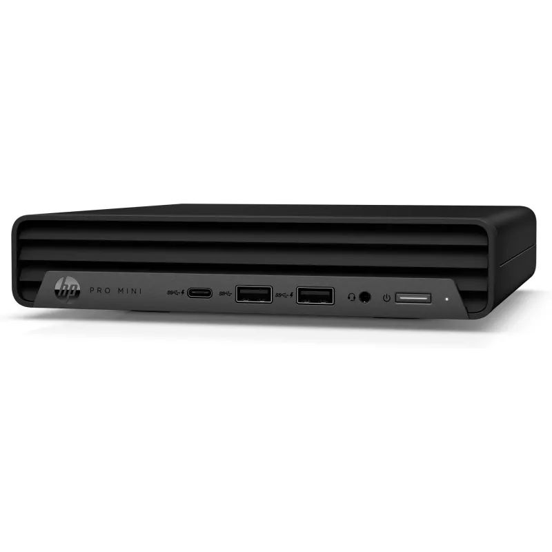 HP Pro 400 G9 Intel® Core™ i3 i3-12100T 8 GB DDR4-SDRAM 256 GB SSD Windows 11 Pro Mini PC Melns