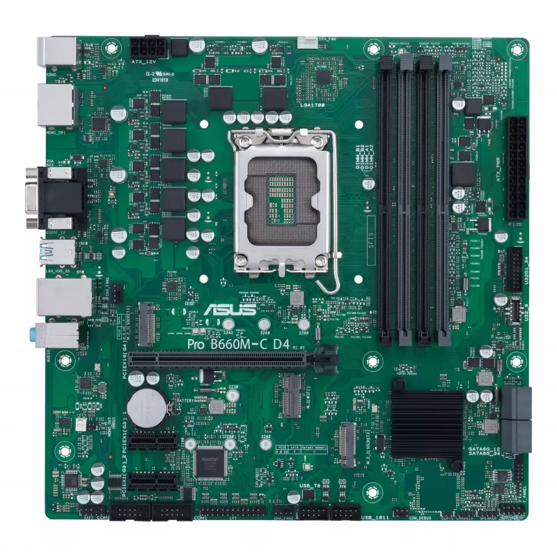 ASUS PRO B660M-C D4-CSM Intel B660 LGA 1700 micro ATX mātesplate