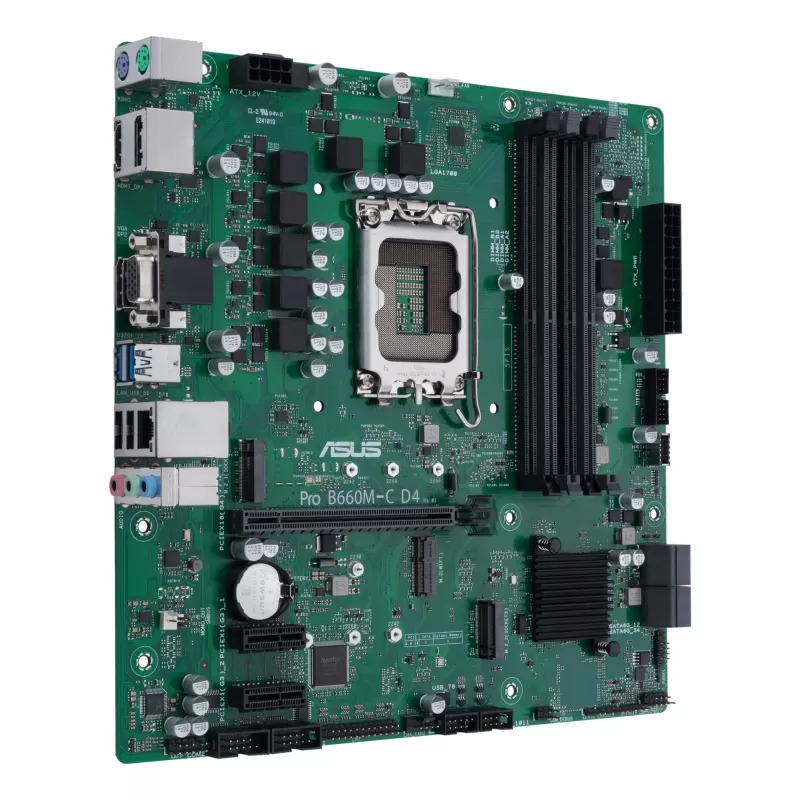ASUS PRO B660M-C D4-CSM Intel B660 LGA 1700 micro ATX mātesplate
