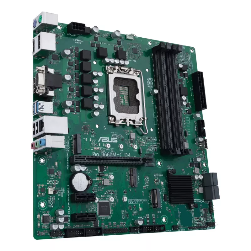 ASUS PRO B660M-C D4-CSM Intel B660 LGA 1700 micro ATX mātesplate