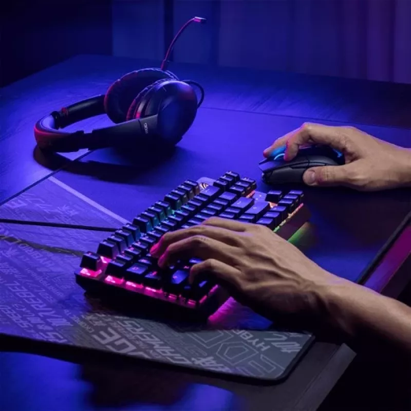 ASUS ROG Strix Go vadu spēļu austiņas ar USB-C, melnas