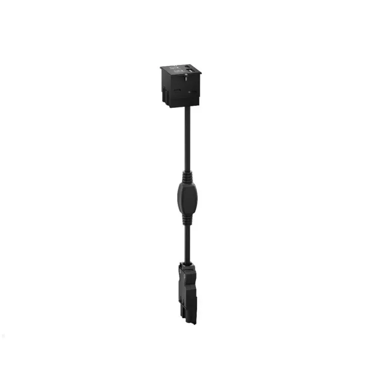 Bachmann 917.227 kontaktligzda ar USB A + USB C, melna, IP20, 250V