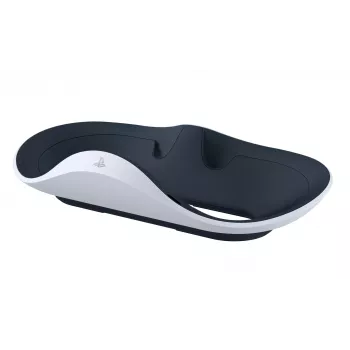 Uzlādes statīvs Sony 9480693 spēļu kontrollerim — PlayStation 5, 5,1 V/2,8 A, melns/balts, 241×136×58 mm