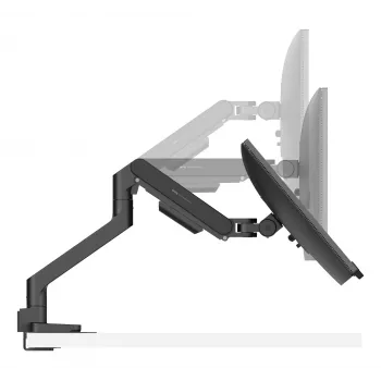 Monitora roka BenQ BSH01 — Ergo Arm, regulējams augstums, VESA saderīga, melna