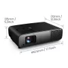 BenQ W4100i standarta fokusa projektors 3200 ANSI lūmeni DLP UHD 4K (3840x2160) 3D Melns