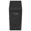 Aerocool Graphite v1 Mid Tower datora korpuss ar rūdīta stikla sānu sienu, melns