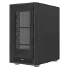 Aerocool Graphite v1 Mid Tower datora korpuss ar rūdīta stikla sānu sienu, melns