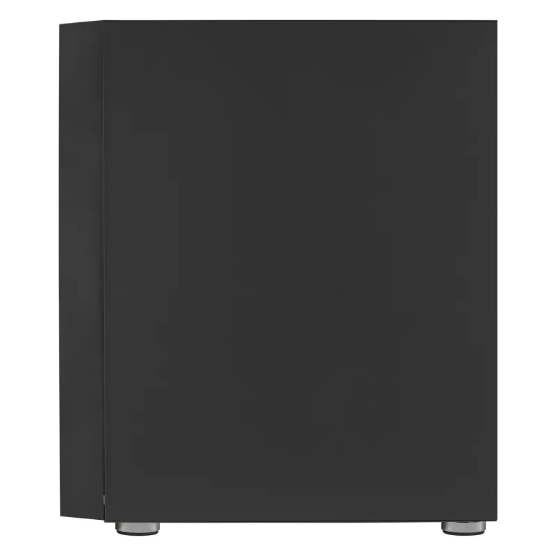 Aerocool Graphite v1 Mid Tower datora korpuss ar rūdīta stikla sānu sienu, melns