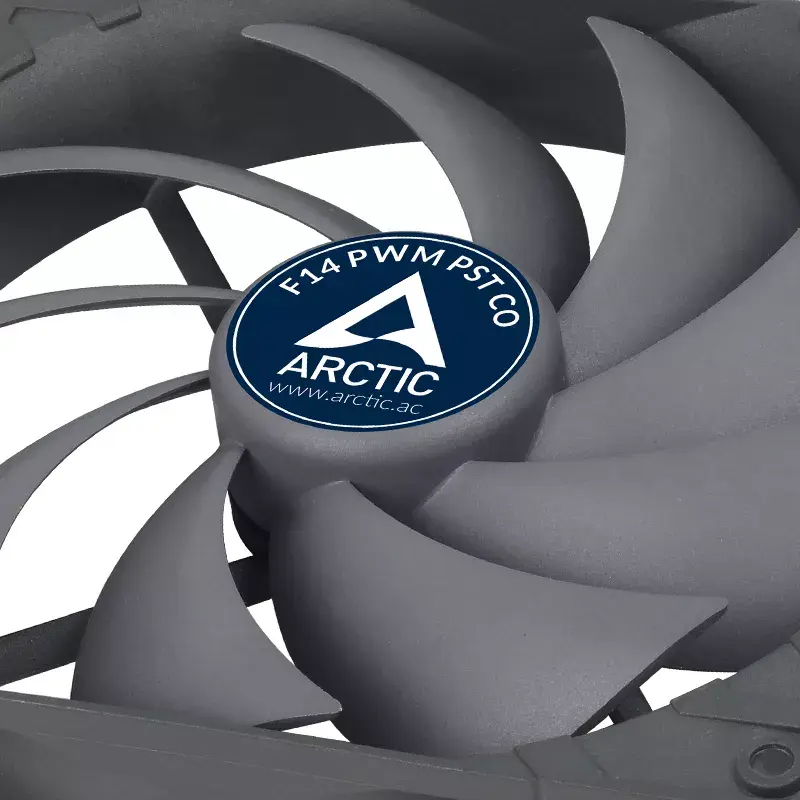 ARCTIC F14 PWM PST CO 140mm PWM ar PST korpusa ventilators nepārtrauktai darbībai
