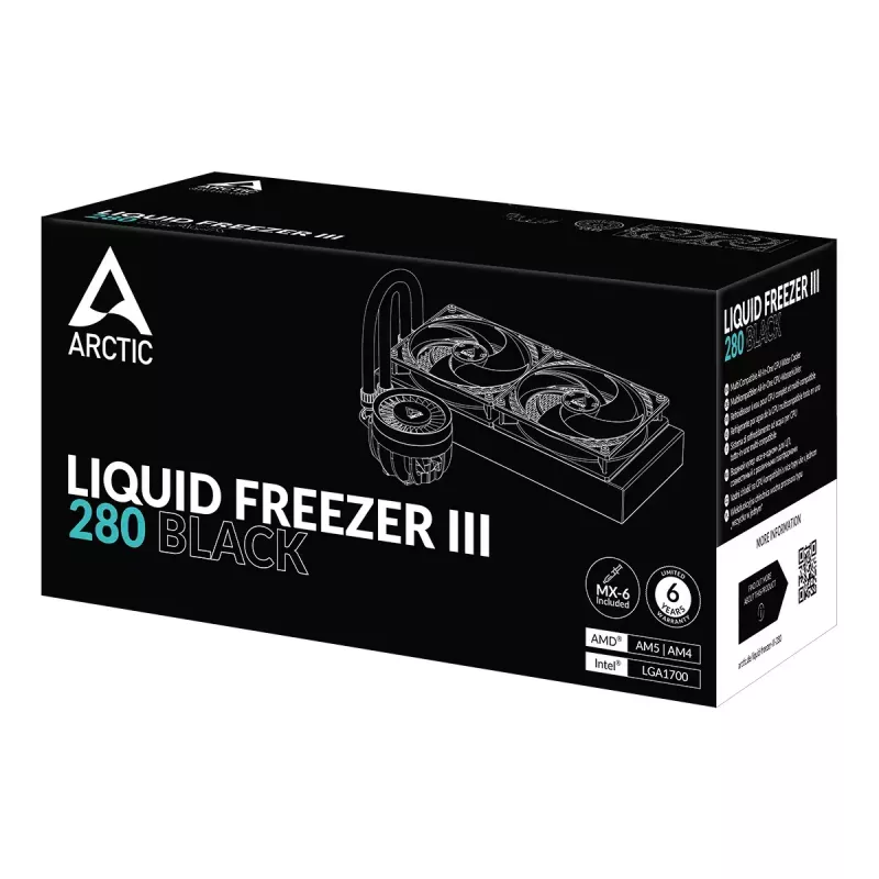ARCTIC Liquid Freezer III 280 - daudzsaderīgs visapkārtējais CPU ūdens dzesētājs