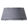 StarTech.com ADJSHELFHDV 1U regulējams ventilējams servera statņa plaukts, pastiprināts, 150 kg, regulējams uzstādīšanas dziļums 49,5–97,4 cm (19,5–38 collas), 19 collu, melns