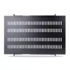 StarTech.com ADJSHELFHDV 1U regulējams ventilējams servera statņa plaukts, pastiprināts, 150 kg, regulējams uzstādīšanas dziļums 49,5–97,4 cm (19,5–38 collas), 19 collu, melns