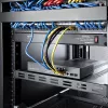 StarTech.com ADJSHELFHDV 1U regulējams ventilējams servera statņa plaukts, pastiprināts, 150 kg, regulējams uzstādīšanas dziļums 49,5–97,4 cm (19,5–38 collas), 19 collu, melns