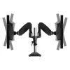 ARCTIC Z2-3D Gen 3 divu monitoru roka ar gāzes atsperi, skava, 8 kg, 73,7 cm (29 collas), 86,4 cm (34 collas), 100 x 100 mm, Melna