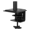 Galda stiprinājums monitora roka ARCTIC X1-3D ar gāzes atsperi — atbalsta līdz 43 collām / 10 kg, VESA 75x75–100x100, melns
