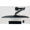 Galda stiprinājums monitora roka ARCTIC X1-3D ar gāzes atsperi — atbalsta līdz 43 collām / 10 kg, VESA 75x75–100x100, melns