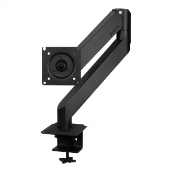 Galda stiprinājums monitora roka ARCTIC X1-3D ar gāzes atsperi — atbalsta līdz 43 collām / 10 kg, VESA 75x75–100x100, melns