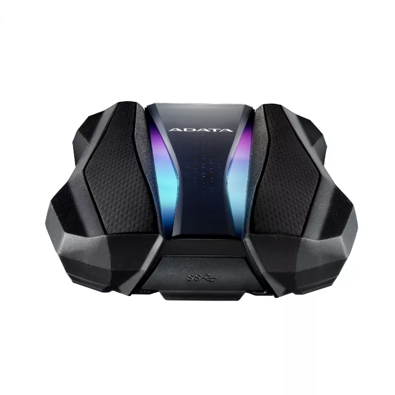 Ārējais cietais disks ADATA HD770G 2TB 2,5 collas USB 3.2 Gen 1 Melns, triecienizturīgs, barojas no USB