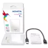 ADATA AHV620S-1TU3-CWH ārējais cietais disks 1 TB 2,5 collu Micro-USB B 3.2 Gen 1 balts