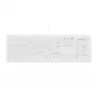 Contour Design Active Key Contour ClassicClean medicīnas tastatūra IP68 pilnizmēra vadu balta DE C8100