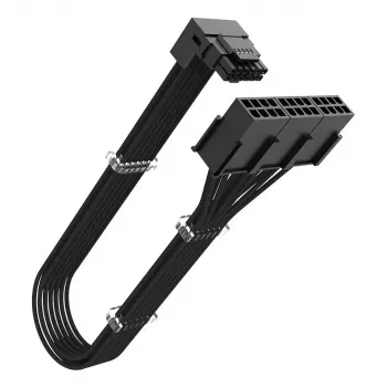 Strāvas kabelis Akasa G-Nexus PX24 12+4-pin 8 x 3-pin Melns